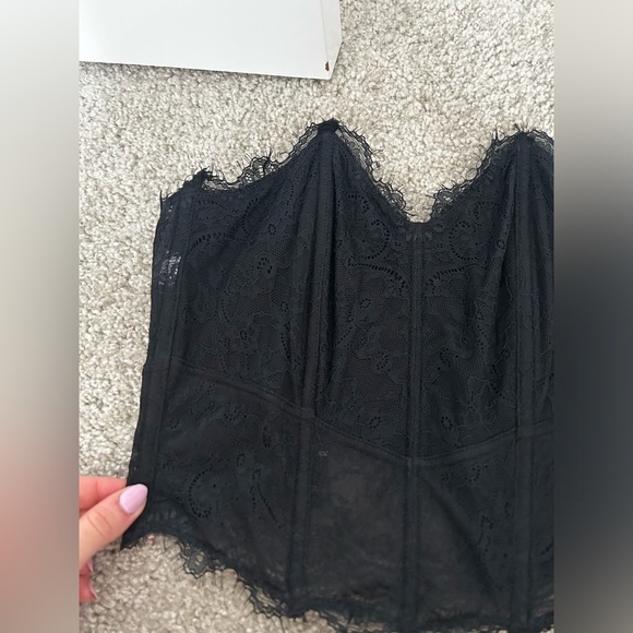 Forever 21 corset top lace black s - Picture 4 of 5
